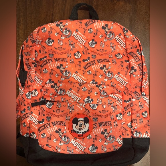 Disney Store Parks Backpack MICKEY MOUSE Club Mouseketeers - Picture 2 of 8